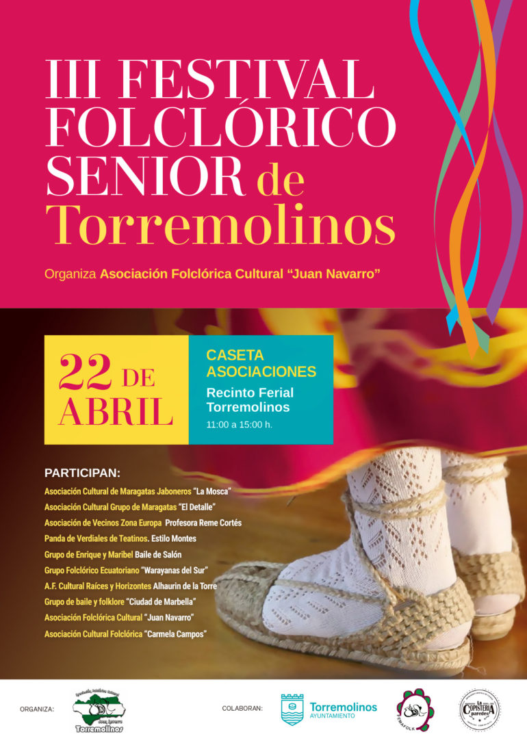 El evento tendrá lugar el 22 de abril en la caseta de asociaciones del recinto ferial de Torremolinos a partir de las 11.00 horas