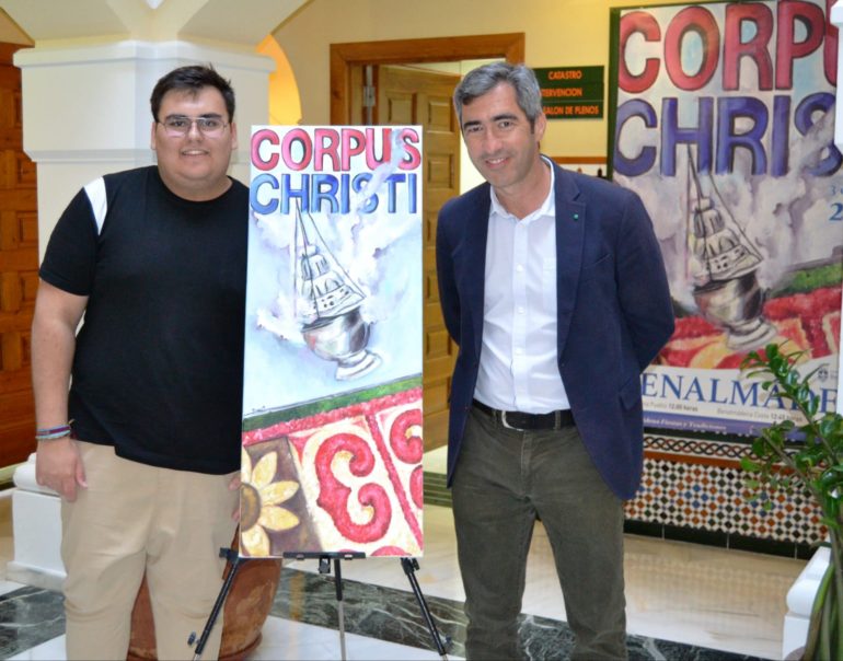 El autor, Antonio Jiménez, es un joven benalmadense que ya ha creado otros carteles anunciadores para fiestas patronales del municipio