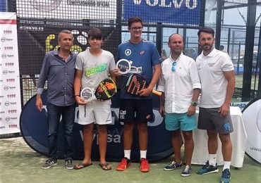 El deportista se impuso en la final por parejas con su compañero, Díaz Martín