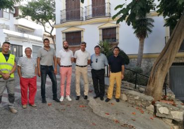 Las obras tienen lugar en la calle Cataluña y Pasaje del Potro