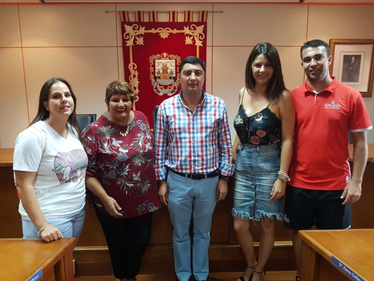 (Encuentro tras la visita en Pleno)