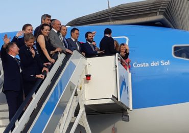 -‘’Avión bautizado con el nombre Costa del Sol’’
