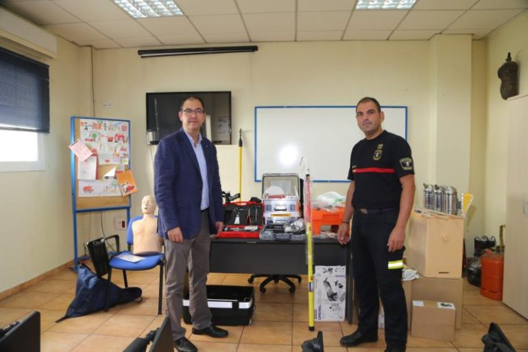 “Esta adquisición de nuevo material supone un incremento en garantías de seguridad para nuestros bomberos” -David Bañasco