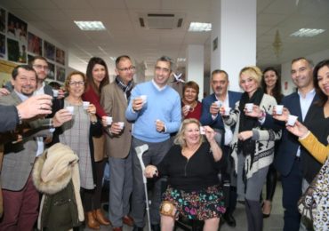 El alcalde Víctor Navas y concejales de la corporación participaron en la fiesta anual