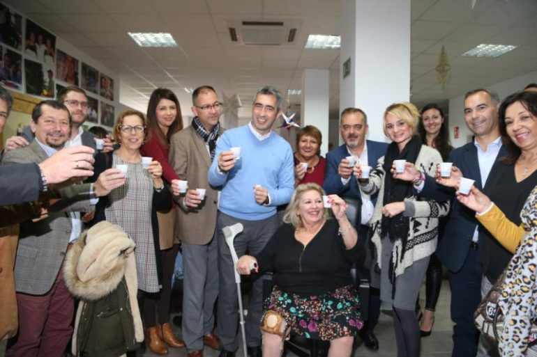 El alcalde Víctor Navas y concejales de la corporación participaron en la fiesta anual