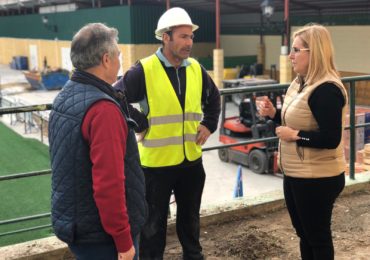 Los trabajos consisten en una completa remodelación de la pista y en la creación de un nuevo vestuario