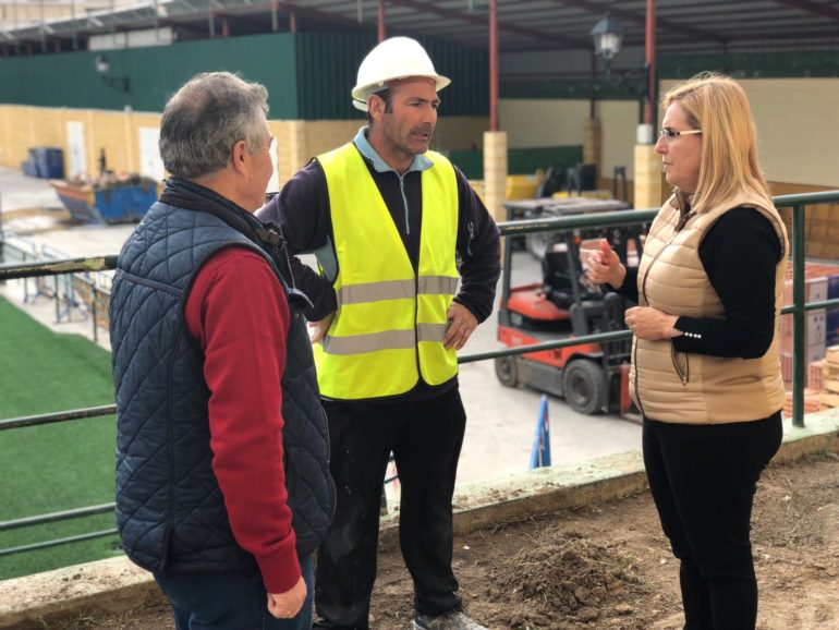 Los trabajos consisten en una completa remodelación de la pista y en la creación de un nuevo vestuario