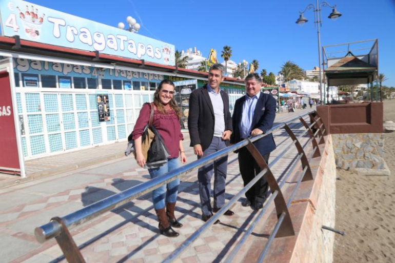 “Esta renovación de la pasarela del paseo marítimo supone el inicio de la renovación integral de la fachada litoral en Benalmádena Costa”