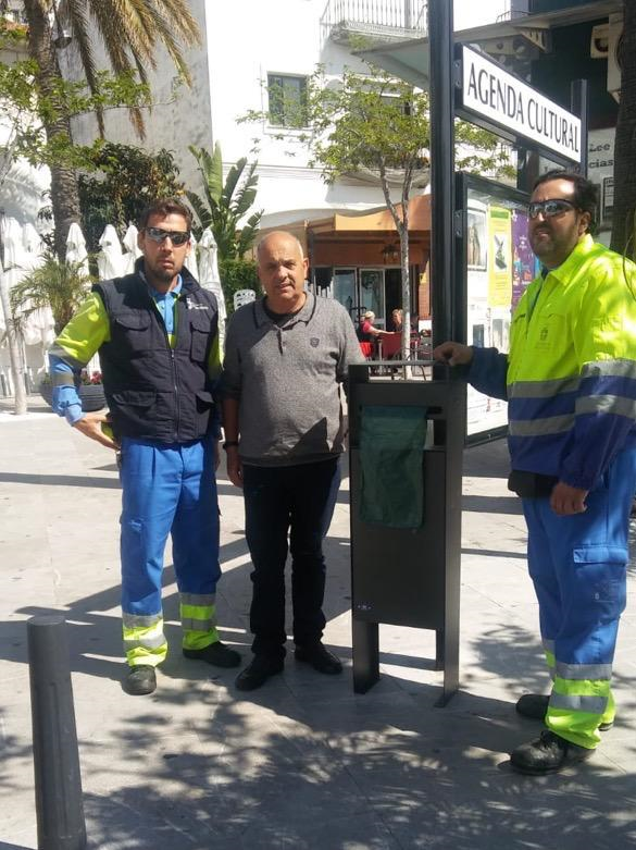 “Las papeleras se colocarán en las zonas en las que se han detectado mayores problemas de suciedad por excrementos de perros”, ha explicado el concejal de Servicios Operativos, Salvador Rodríguez