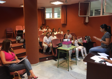 Alumnos del taller ‘Benalmádena Salud y Bienestar Social: Atención Sociosanitaria’