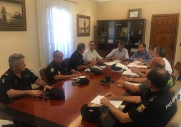 El concejal ha destacado el clima de colaboración y entendimiento que ha primado durante toda la junta local de seguridad