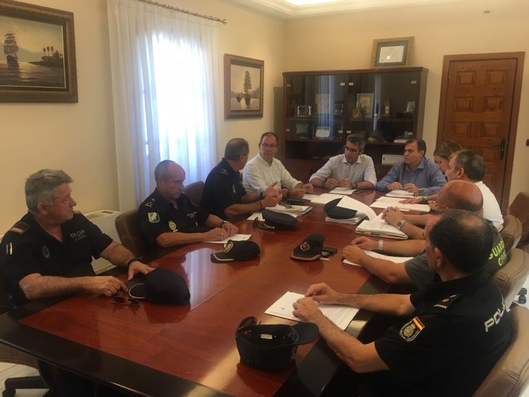 El concejal ha destacado el clima de colaboración y entendimiento que ha primado durante toda la junta local de seguridad