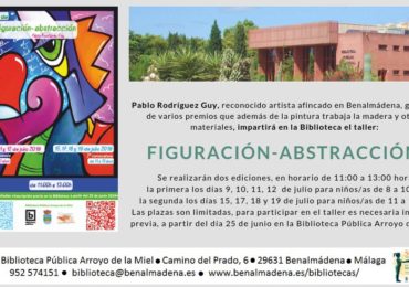 El artista Pablo Rodríguez Guy impartirá el taller.
