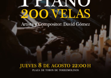 David Gómez lleva a Torremolinos el espectáculo ‘1 piano & 200 velas’
