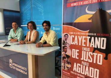 Moreno, García y Perez-Clotet programación plaza de toros