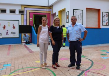 Díaz y Mula en el colegio El Tejar