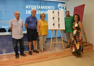 Isabel Moreno y directiva AVV El Árbol- Verbena Los Pacos 2019