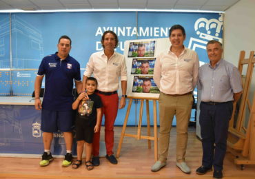 Pedro Cuevas y directiva UD Fuengirola Los Boliches Memorial Antonio Basilio