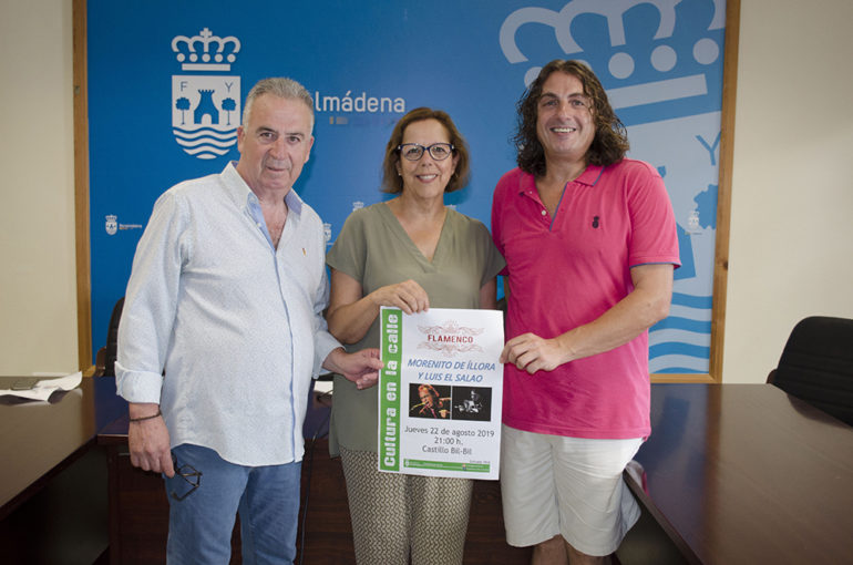 “Con la actuación de este jueves en el Castillo del Bil-Bil cerramos el ciclo de flamenco del programa ‘Cultura en la Calle’. Lo haremos con una grandísima actuación de Morenito de Íllora con Luis “El Salao” a la guitarra”, ha señalado Elena Galán.