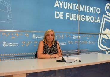 María Hernández informa del almuerzo para mayores Clemente Jaime