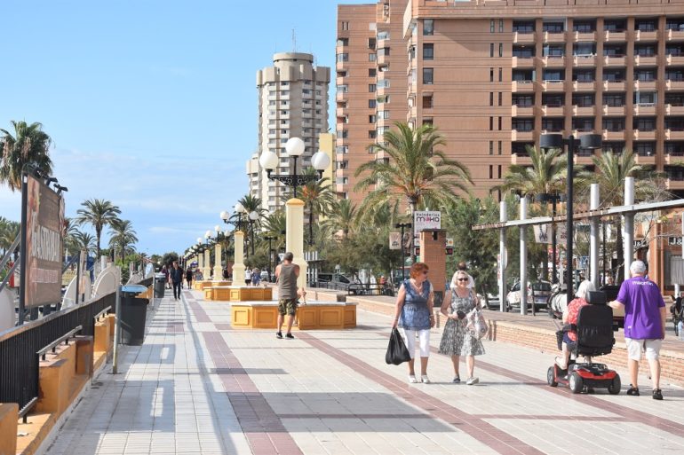 Zona Norte del puerto deportivo donde se realizarán trabajos de reposición de solería