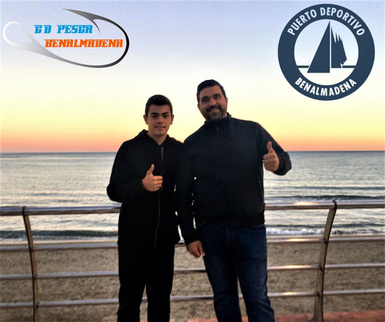El joven, miembro del Club Deportivo Pesca Benalmádena, cuenta con todo el apoyo de la entidad: “Estamos seguros de que hará un gran papel”, Señalaron el gerente del Puerto, Manuel Jiménez, y el presidente de la entidad deportiva, Antonio Zaragoza