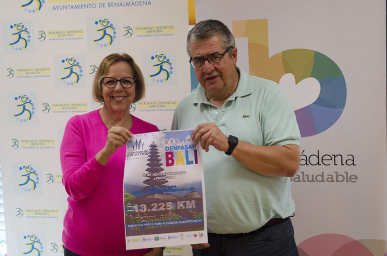 “Este año se pretende que, con la suma de todos los pasos de todos los participantes de Benalmádena, se llegue a Denpansar (Bali), que se encuentra a una distancia de 13.225 kilómetros desde nuestra localidad”, ha anunciado el concejal de Deportes, Joaquín Villazón