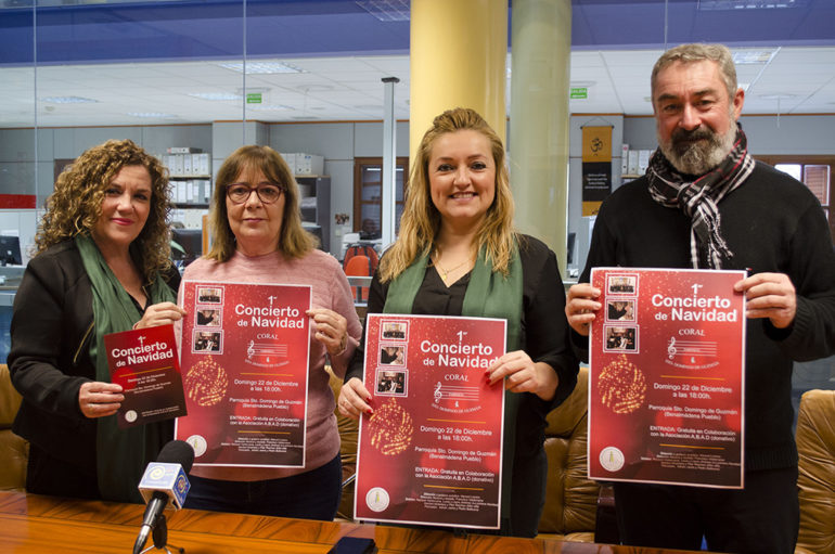 “Soy integrante del Coro Parroquia de Santo Domingo de Guzmán, que con este concierto se convierte en una Coral, que va a celebrar su primer concierto de Navidad el próximo domingo 22 de diciembre a las 18.00 en la parroquia de Santo Domingo”, ha anunciado la concejala de Festejos, Pilar Ramírez