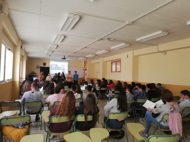 Las acciones formativas se han llevado a cabo en los tres institutos del municipio y se han dirigido a la prevención de la violencia y los conflictos