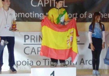 Montalvo, miembro del Club Deportivo Arqueros Costa del Sol de Benalmádena, logró la medalla de oro en categoría infantil