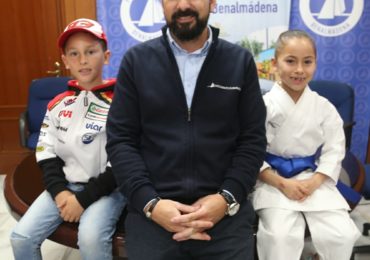 Ambos campeones de kárate y motociclismo en categoría alevín respectivamente