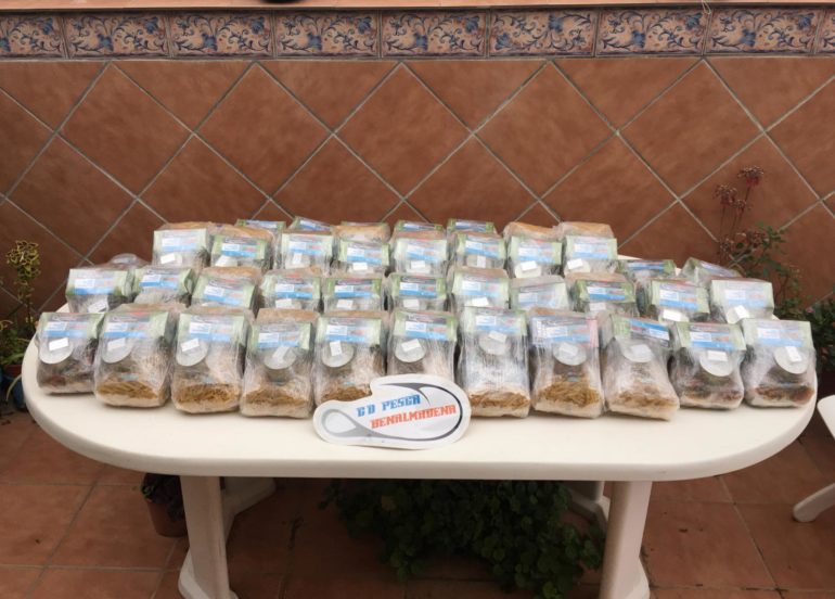 Entre socios y empresas colaboradoras, lograron reunir un total de 230 lotes de comida