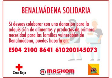 Con el fin de poder donar alimentos y productos básicos a familias en riesgo de exclusión social