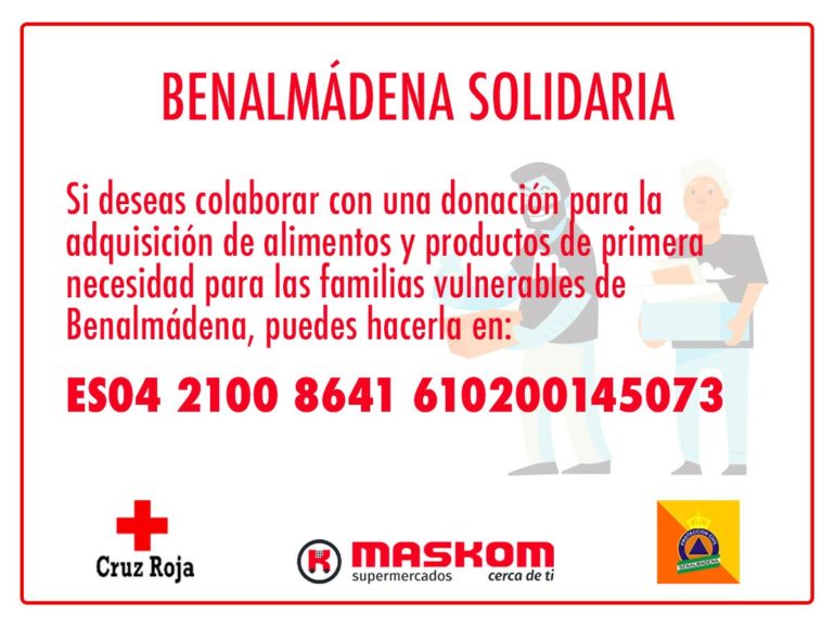 Con el fin de poder donar alimentos y productos básicos a familias en riesgo de exclusión social