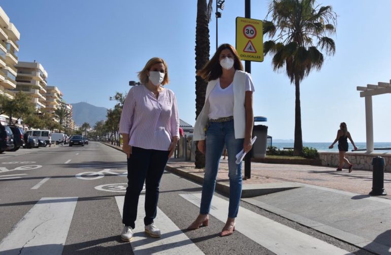 Una red ciclable de 25 kilómetros de eco-señales fabricadas con neumáticos reciclados