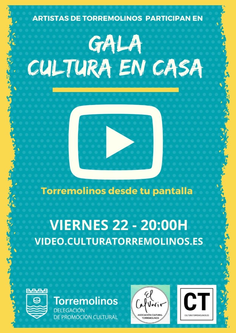 El evento podrá verse el próximo viernes 22 de mayo a partir de las 20.00 horas en el canal de Youtube ‘Cultura Torremolinos’