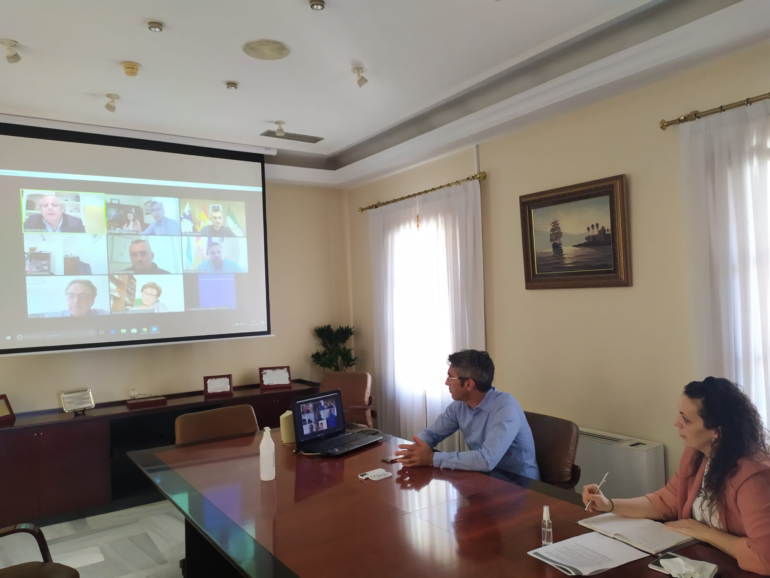 Alcalde y Concejala de Playas han participado esta mañana en una reunión telemática con el ICTE