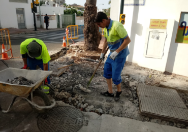 Una vez finalizada la obra, se procederá a la señalización horizontal del paso de peatones, así como a la división de los viales