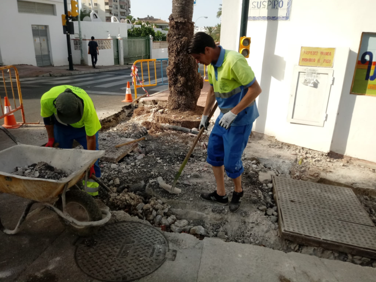 Una vez finalizada la obra, se procederá a la señalización horizontal del paso de peatones, así como a la división de los viales