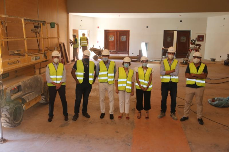 Las obras en total han creado hasta 60 puestos de trabajo