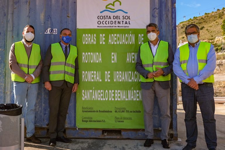 El alcalde y el presidente de la mancomunidad han visitado esta mañana las obras