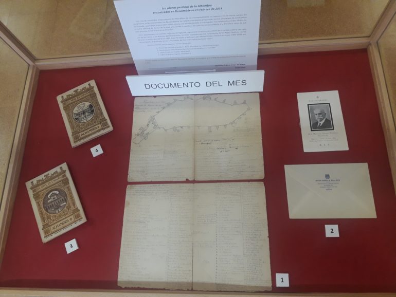 La biblioteca Arroyo de la Miel expone los planos perdidos de la Alhambra de Granada