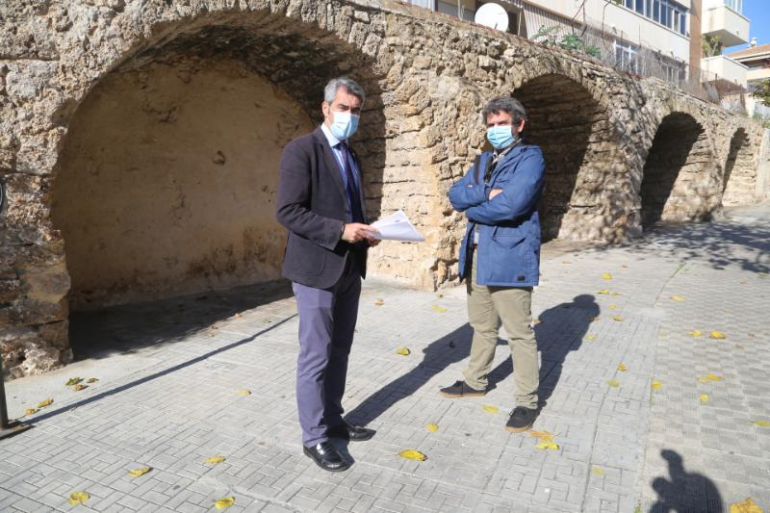 El acueducto es un vestigio de la Benalmádena industrial del siglo XVIII