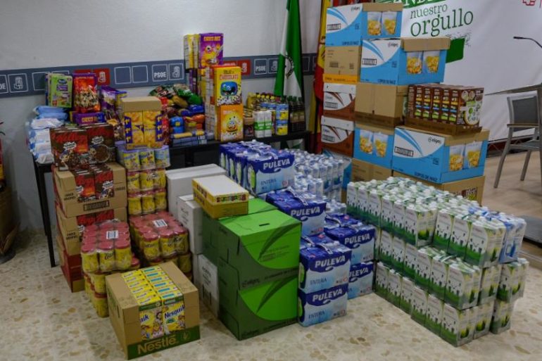 La campaña reunió más de 1.500 kilos de alimentos