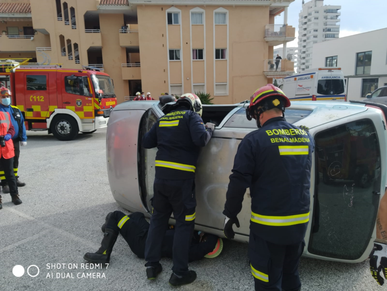 “El objetivo es mejorar la calidad de los procedimientos”, explica el jefe de Bomberos, David Bañasco