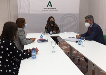 El alcalde y Elena Galán mantienen un encuentro con Patricia Navarro, delegada del Gobierno Andaluz