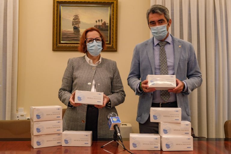 Distribuidas a centros educativos, colectivos sociales, personas mayores y desempleados