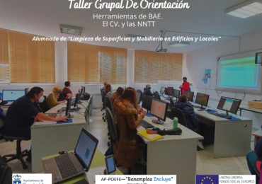 Ofreciendo orientación laboral a 150 alumnos del proyecto