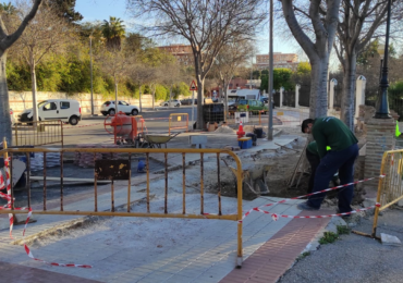 En esta ocasión los trabajos se están realizando en el Camino del Prado
