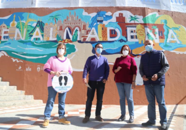 Mural que incorpora tecnología de ‘realidad aumentada’